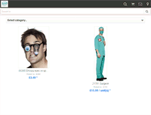 Tablet Screenshot of 123fancydress.co.uk